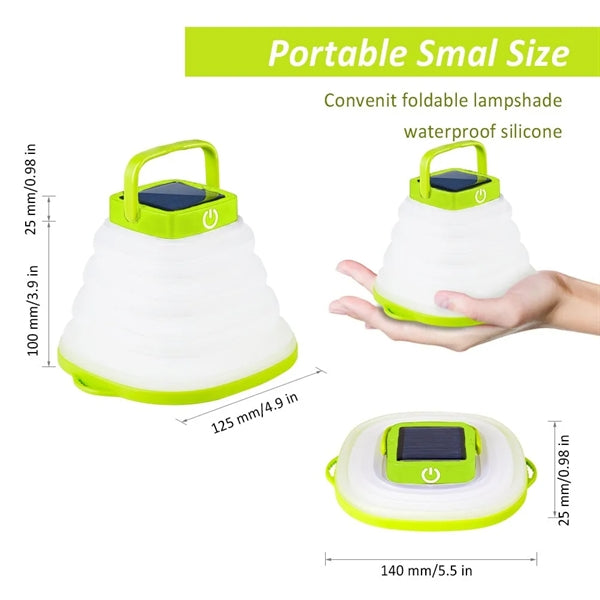 LED Camping Lantern Collapsible Portable Table Cube Light