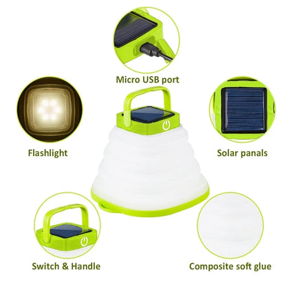 LED Camping Lantern Collapsible Portable Table Cube Light