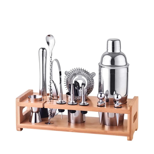 Vintage Stainless Steel Cocktail 7-Piece Set