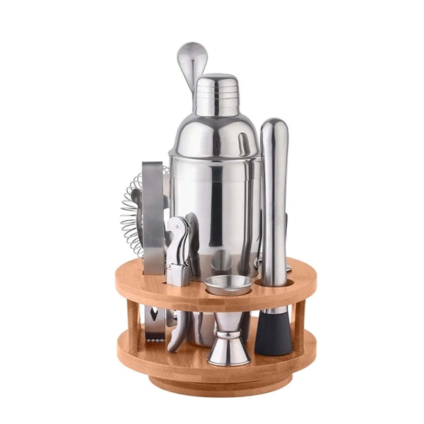 Vintage Stainless Steel Cocktail 7-Piece Set