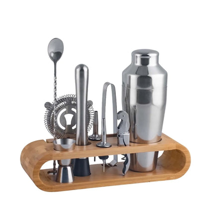 Vintage Stainless Steel Cocktail 7-Piece Set