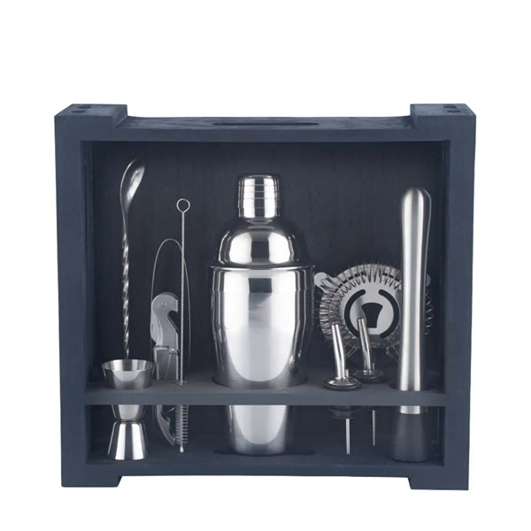 Vintage Stainless Steel Cocktail 7-Piece Set
