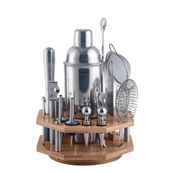 Vintage Stainless Steel Cocktail 7-Piece Set
