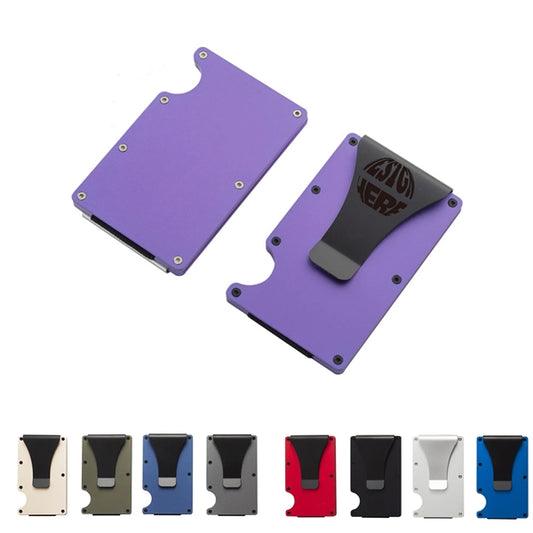 Aluminum Alloy Wallet RFID Blocking Anti-theft Credit Card