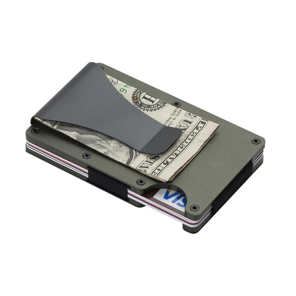 Aluminum Alloy Wallet RFID Blocking Anti-theft Credit Card