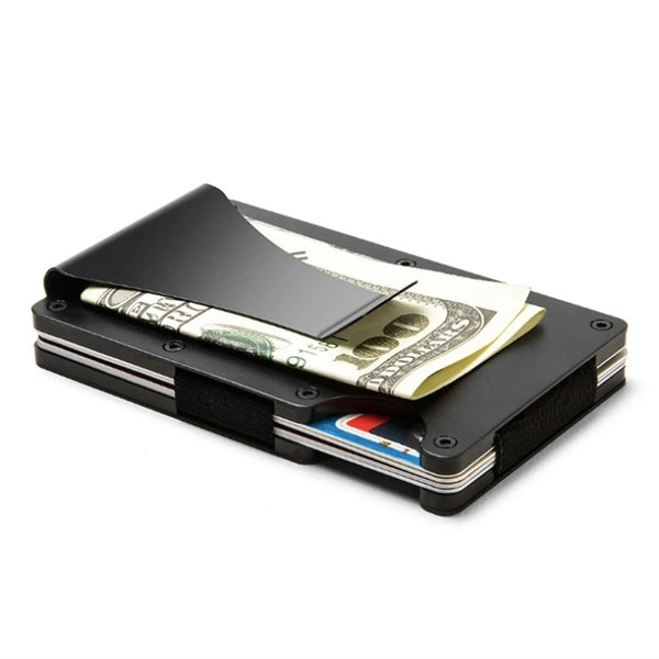 Aluminum Alloy Wallet RFID Blocking Anti-theft Credit Card