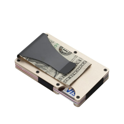 Aluminum Alloy Wallet RFID Blocking Anti-theft Credit Card