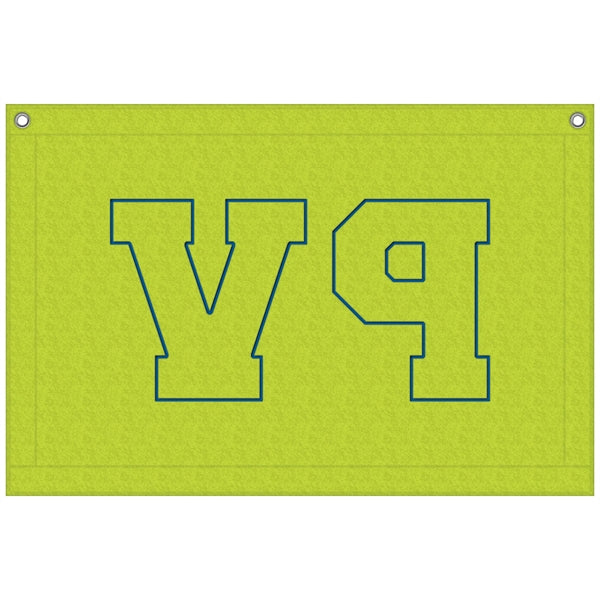 12" x 18" Appliqued Felt Banner
