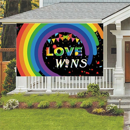 Rainbow Pride Festival Backdrop