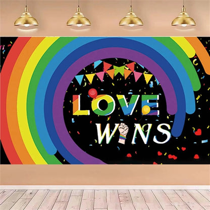 Rainbow Pride Festival Backdrop