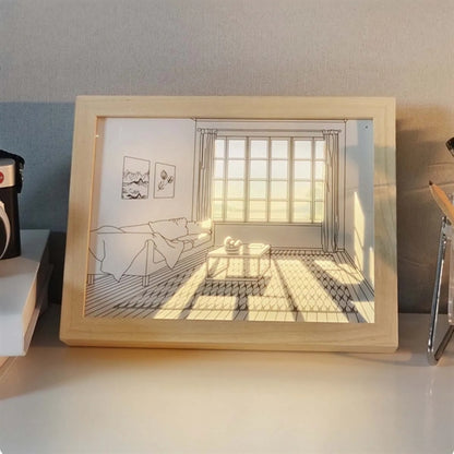 Creative Light Art Painting Frame