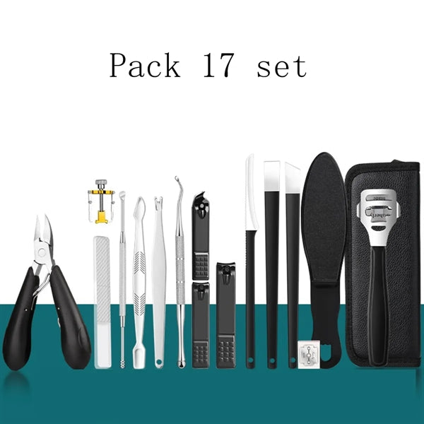 Ingrown Toenail Tools Pedicure Kit Manicure 17pcs  Set