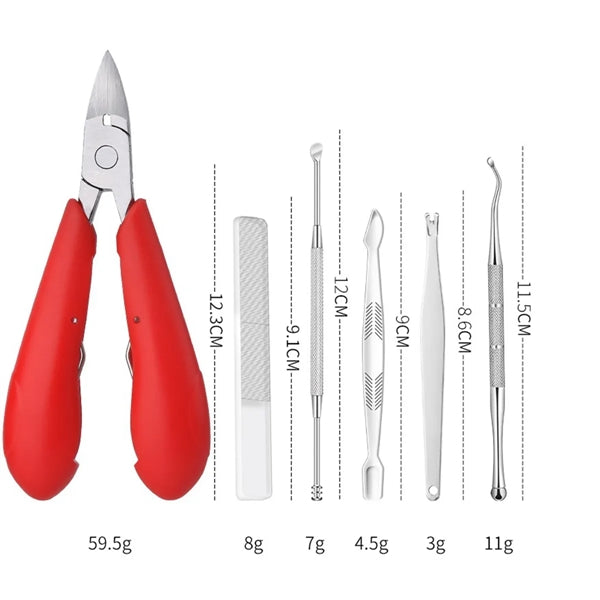 Ingrown Toenail Tools Pedicure Kit Manicure 17pcs  Set
