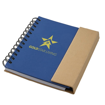 Eco Magnetic Notebook with Sticky Notes & Pen