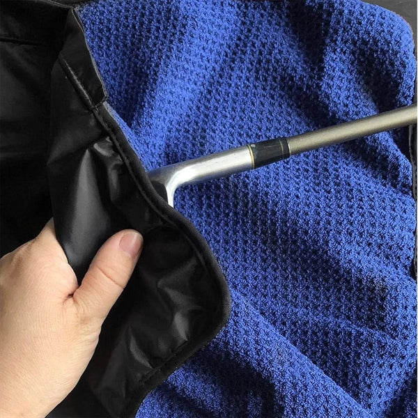 2-in-1 Golf Towel & Bag Rain Hooded Cover