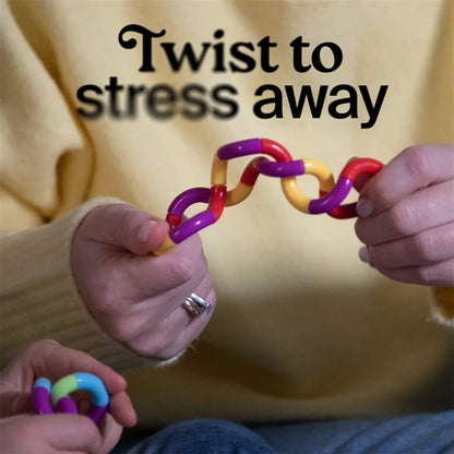 Multicolored Tangles Fidget Brain Imagine Tool Sensory Toy