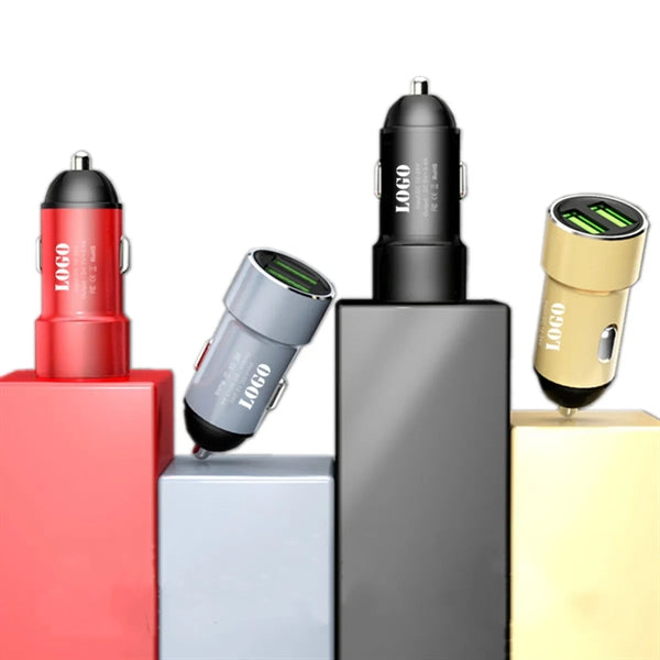 MOQ 500 Dual port 3.4A Car Charger