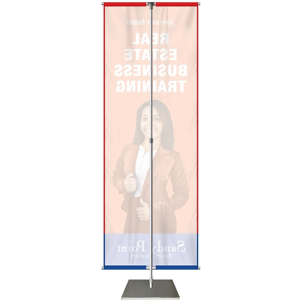 23" x 65" Display Stand with Premium Polyester Banner