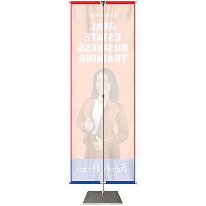 23" x 65" Display Stand with Premium Polyester Banner