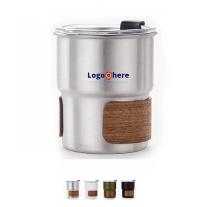 Stainless Steel Camping Cup With Lid