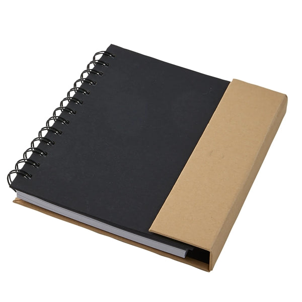 Eco Magnetic Notebook with Sticky Notes & Pen