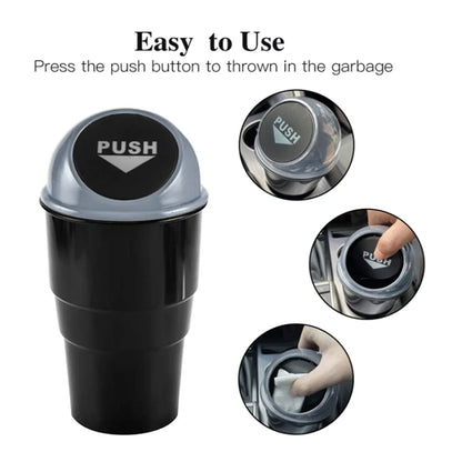 Automotive Cup Holder Trash Can