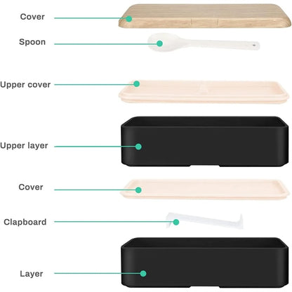 2 Compartments Bento Box