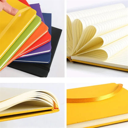 A5 Hardcover Notebook With AN Elastic Strap