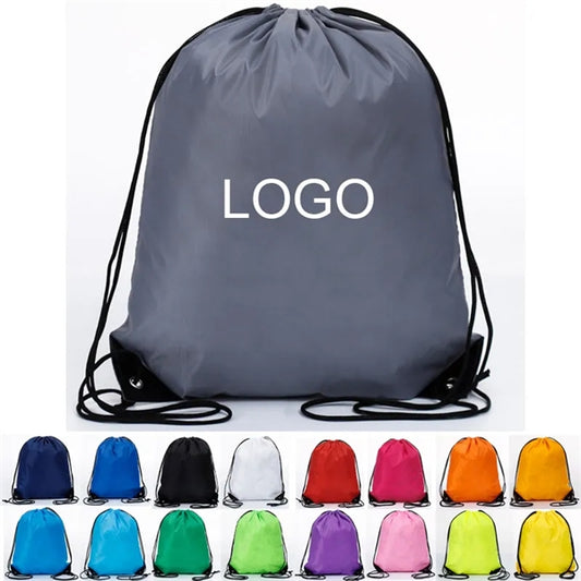 Waterproof Polyester Drawstring Bag