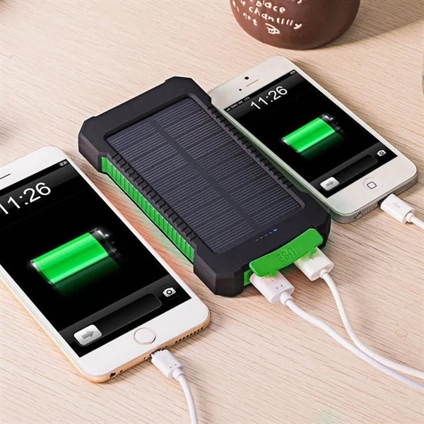 10000mAh Solar Power Bank With Compass
