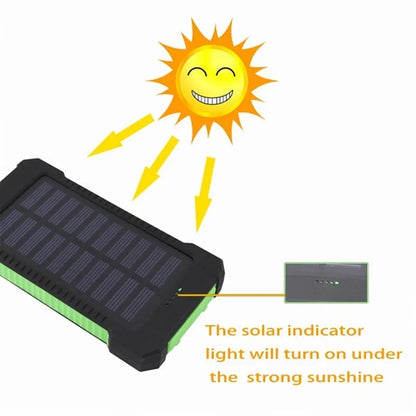 10000mAh Solar Power Bank With Compass