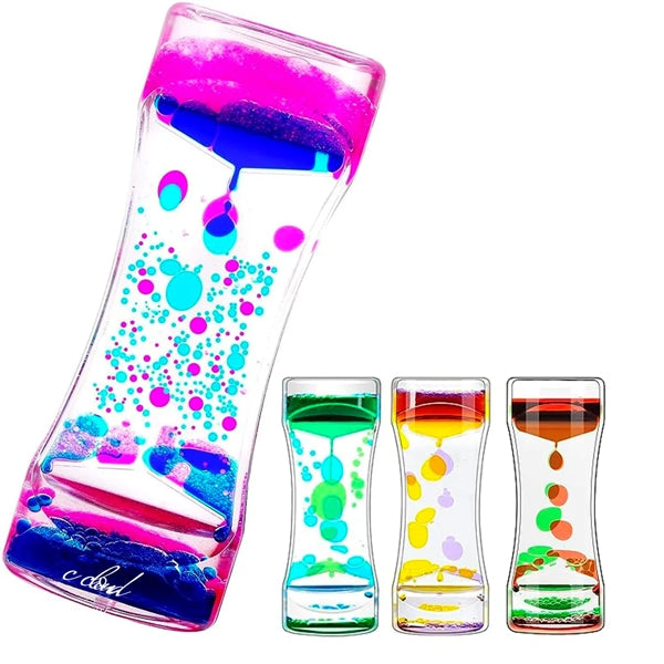 Colorful Hourglass Timer With Droplet Movement