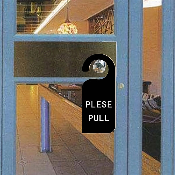 Custom Door Hanger Sign