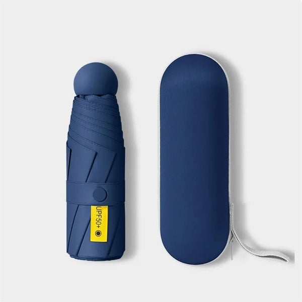 Mini Travel Umbrella with Case