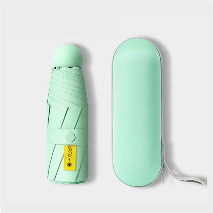 Mini Travel Umbrella with Case