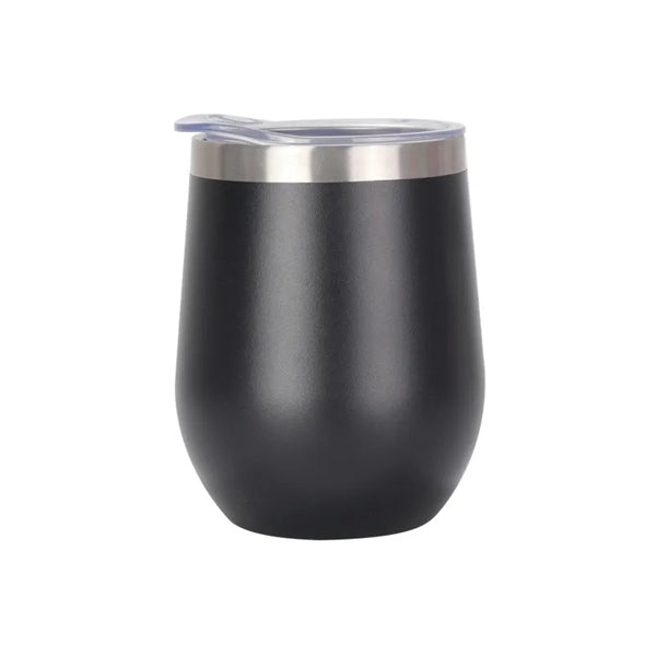 12Oz Insulated Wine Tumbler with Lid