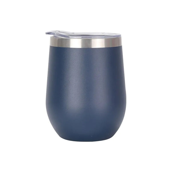 12Oz Insulated Wine Tumbler with Lid
