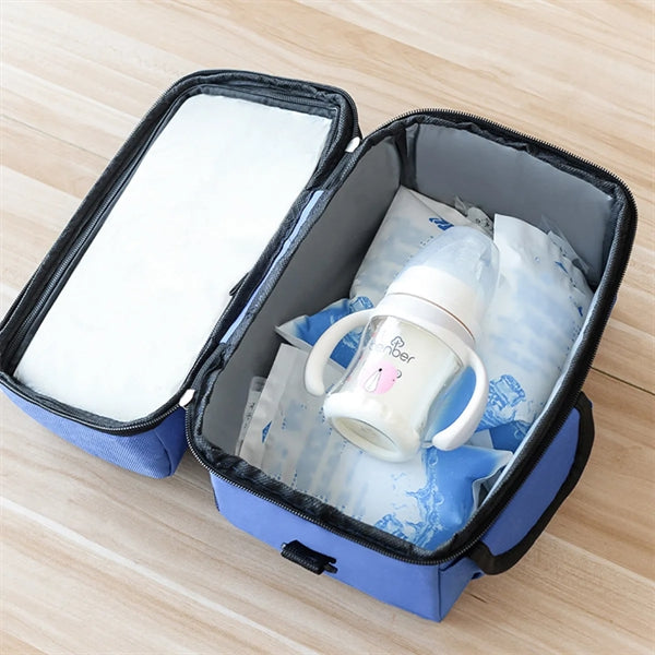 Double Layer Shoulder Insulated Bento Bag