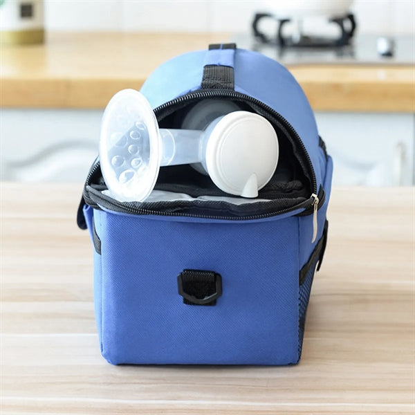 Double Layer Shoulder Insulated Bento Bag