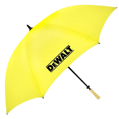 The Hole-in-One Golf Umbrella with Wood Handle