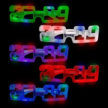 2019 Light-Up LED Glasses- Purple