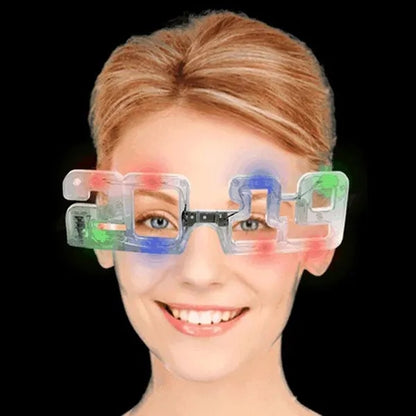 2019 Light-Up LED Glasses- Transparent