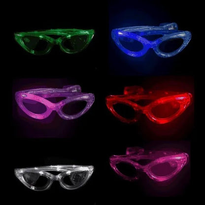 LED Light-Up Sunglasses - Blue