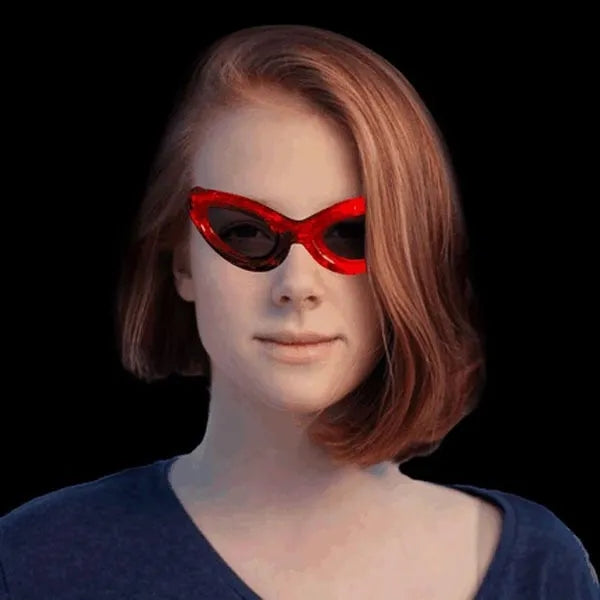 LED Light-Up Sunglasses - Red