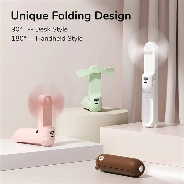 Portable USB Rechargeable Small Pocket Fan