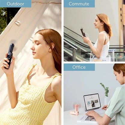 Portable USB Rechargeable Small Pocket Fan