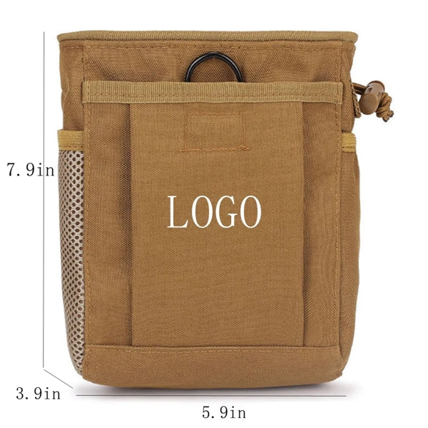 Tactical Dump Pouch Drawstring Organizer EDC Waist Bag