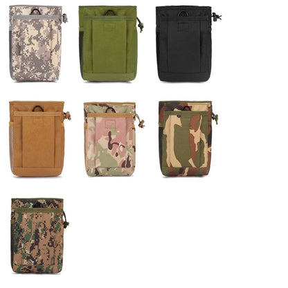 Tactical Dump Pouch Drawstring Organizer EDC Waist Bag