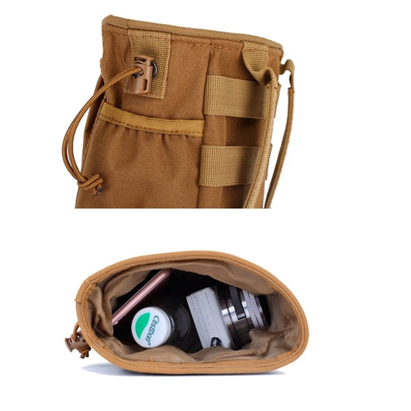 Tactical Dump Pouch Drawstring Organizer EDC Waist Bag