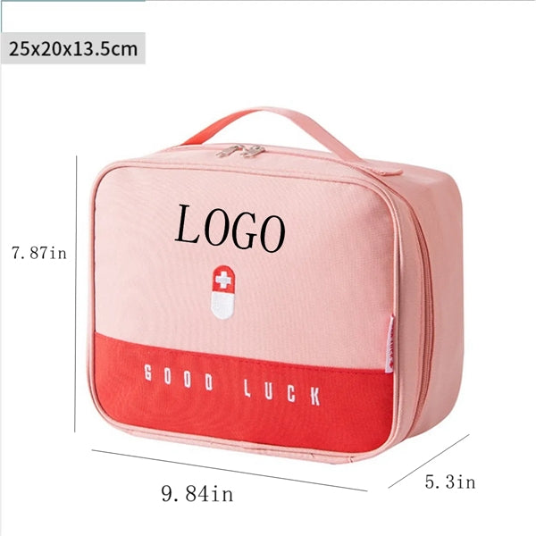 First Aid Bag Medication Organizer Emergency Pouch Carrier
